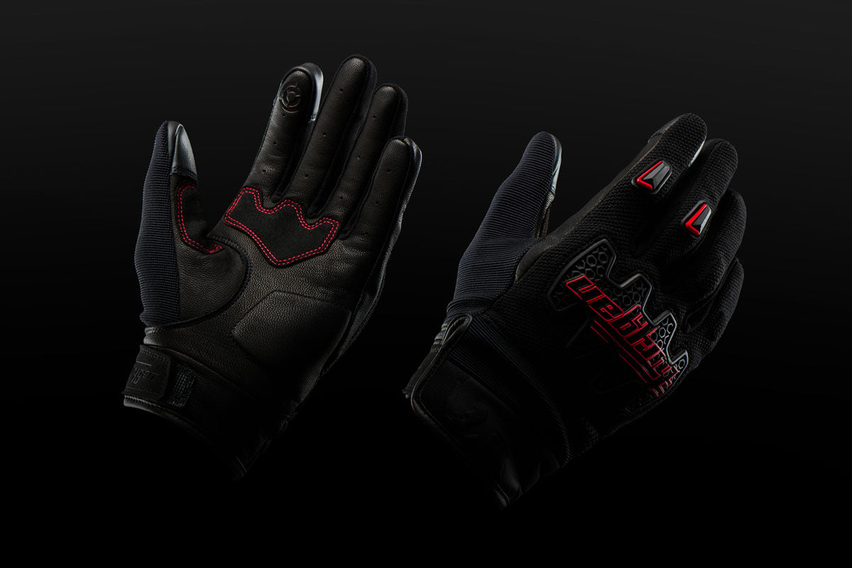 Furygan Handschuhe Shade Evo Schwarz-Rot