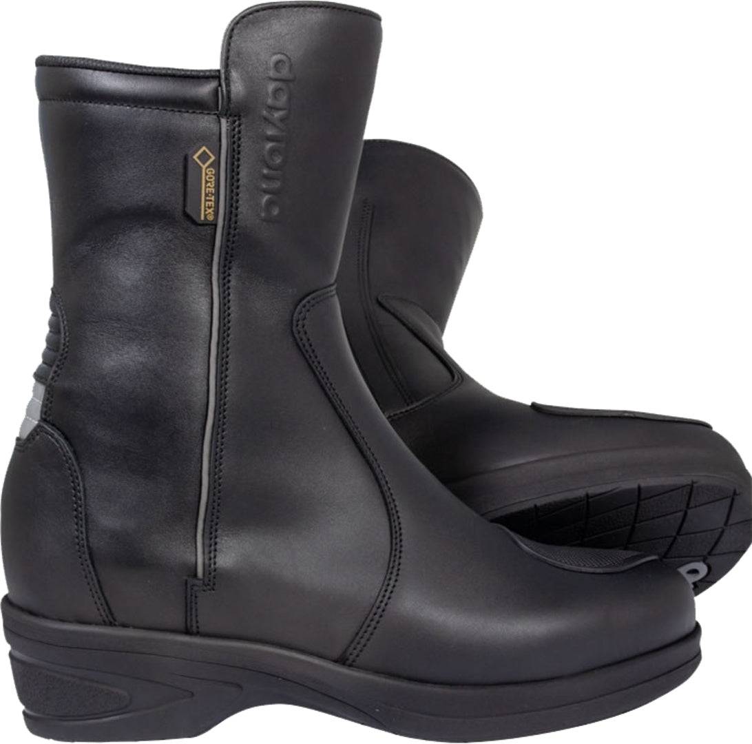 Schwarze Damen Stiefel Daytona SL Pilot GTX mit robustem Design und Schnürung, ideal für Outdoor-Aktivitäten.