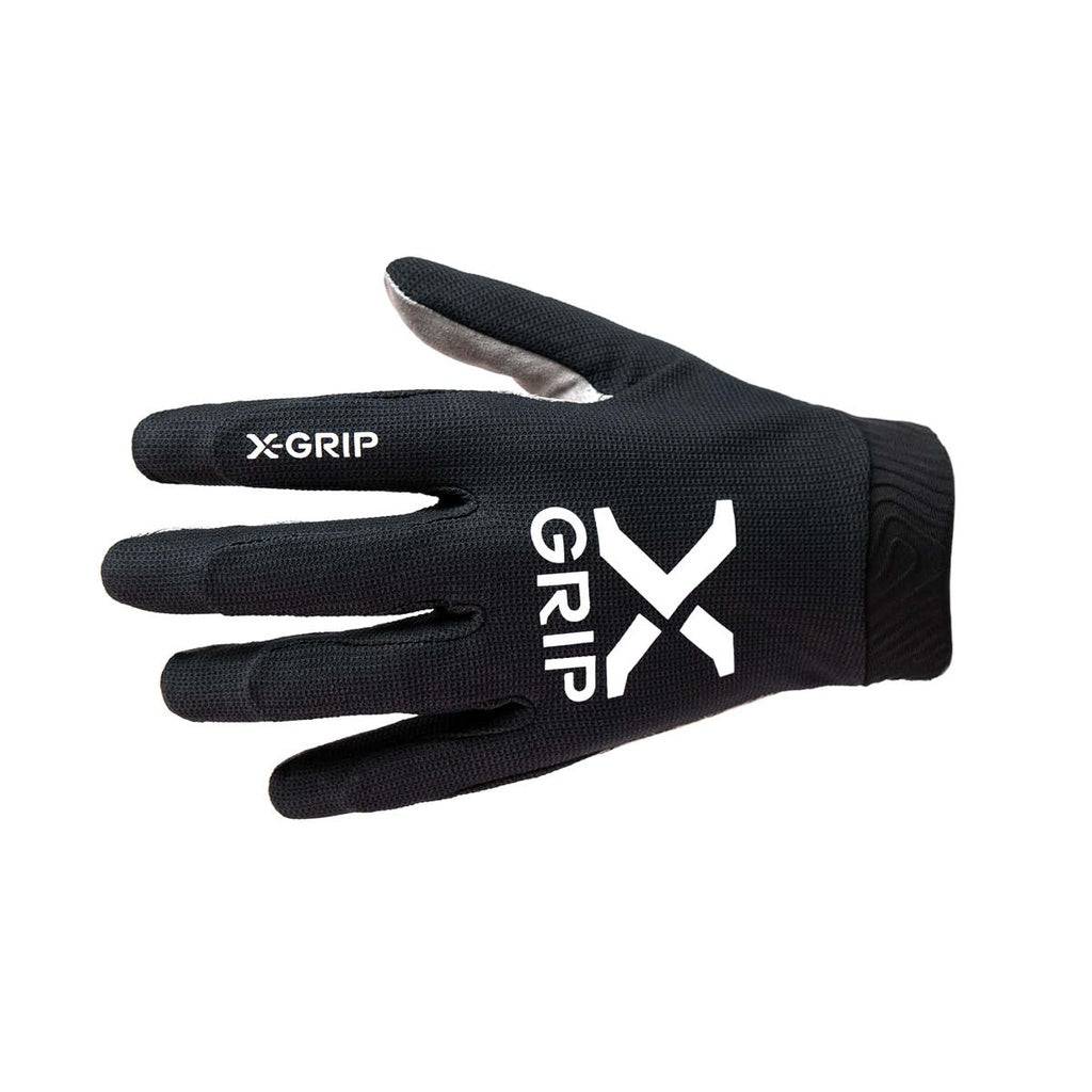 X-GRIP MX-Handschuhe Titan aus robustem Titanium, geeignet für Motorräder, zeigen die Handschuhe in Nahaufnahme.