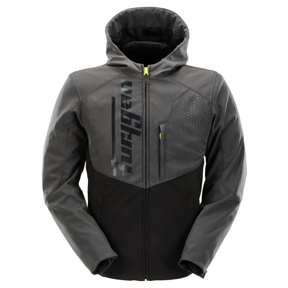 Furygan Jacke Skyfall Schwarz-Dunkelgrau-Neongelb