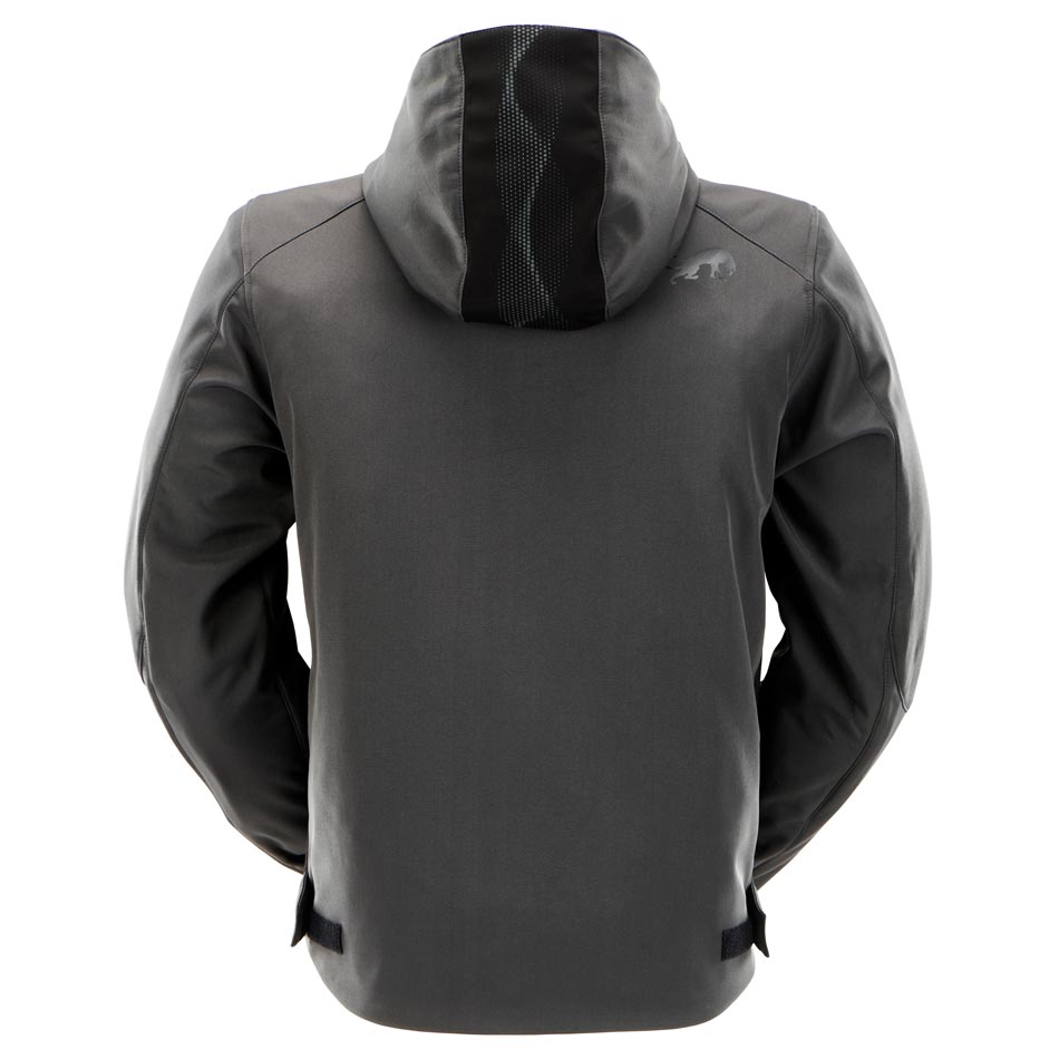 Furygan Jacke Skyfall Schwarz-Dunkelgrau-Neongelb