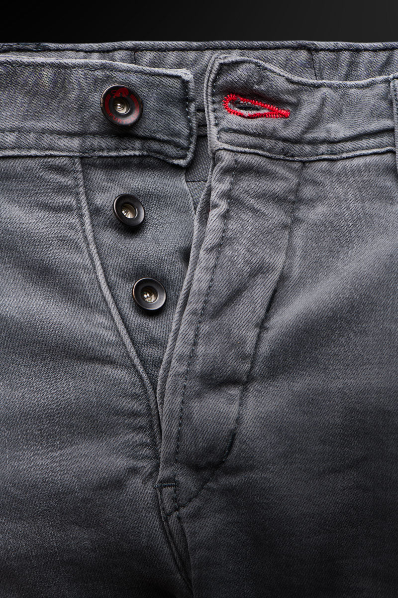 Furygan Jeans D12 X Kevlar Straight Hellgrau