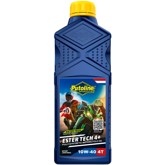 PUTOLINE Ester Tech 4+ 10W-40 4-Takt-Motoröl 1 L Flasche
