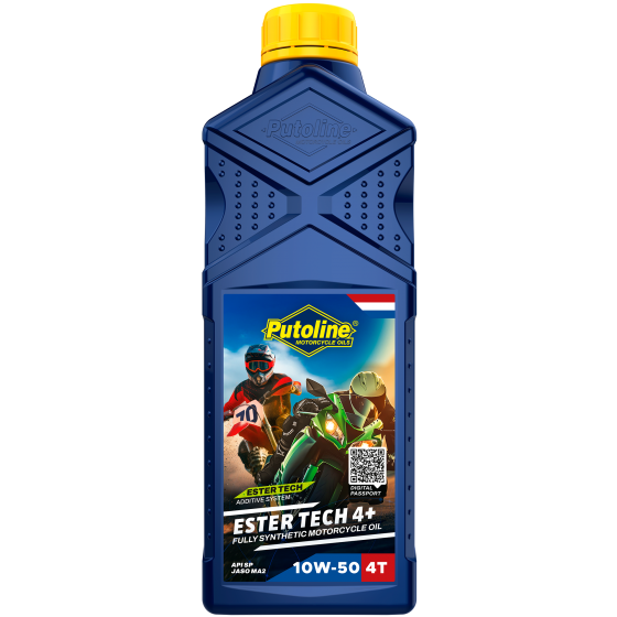 PUTOLINE Ester Tech 4+ 10W-50 4-Takt-Motoröl 1 L Flasche