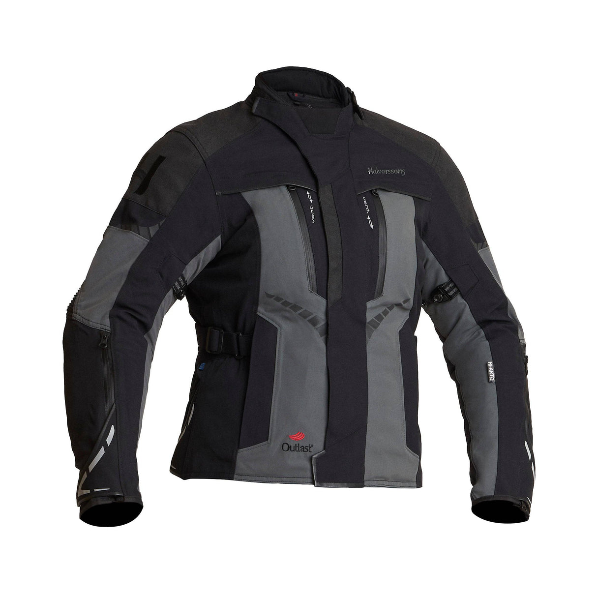 Halvarssons Damen Motorradjacke Vimo Schwarz/Grau