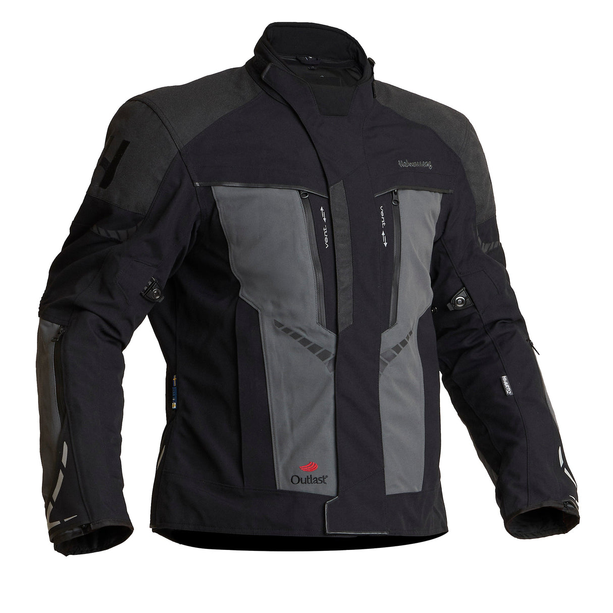Halvarssons Motorradjacke Vansbro Schwarz/Grau