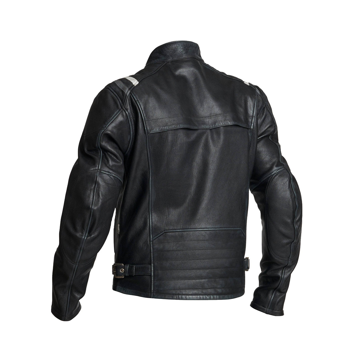 Schwarze Lederjacke Skalltorp von Halvarssons, klassische Jacken-Design, detailreiche Lederoptik, langlebig und stilvoll.