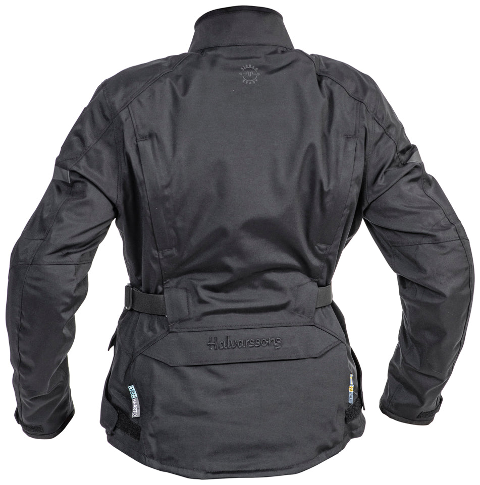 Halvarssons Damen Motorradjacke Gruven Schwarz