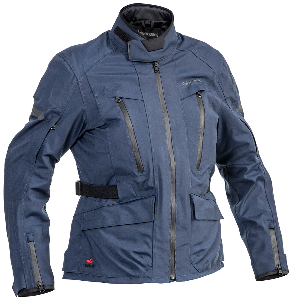 Halvarssons Damen Motorradjacke Gruven Blau