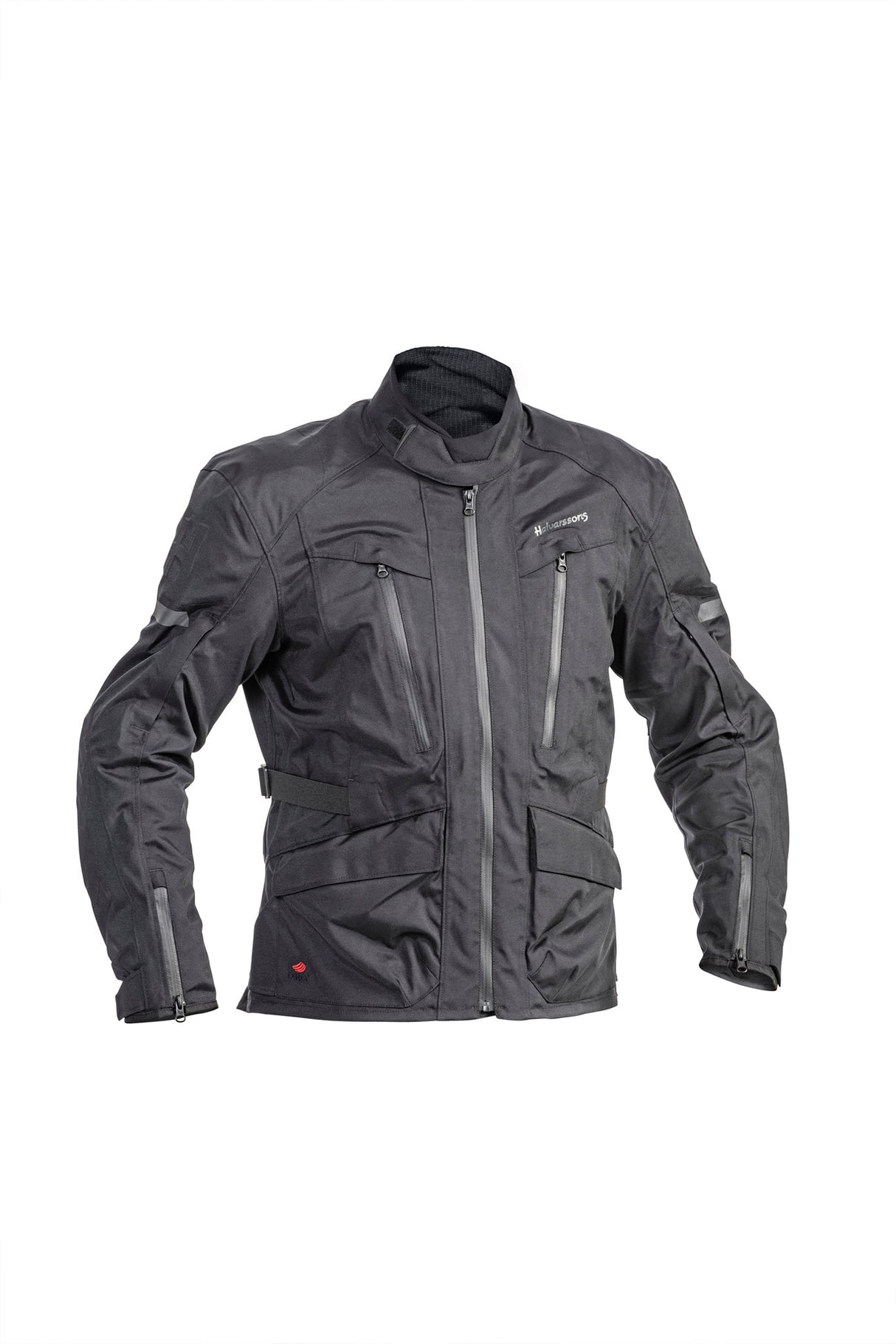 Halvarssons Motorradjacke Gruven Schwarz