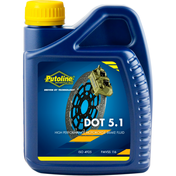 PUTOLINE Bremsflüssigkeit DOT 5.1 500 ml Flasche