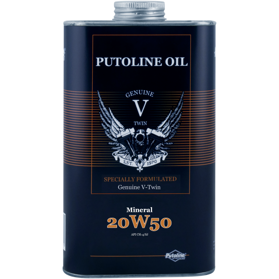 PUTOLINE Genuine V-Twin Mineral 20W-50 Kettenschmiermittel 1 L Dose