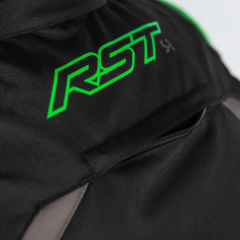RST S-1 Motorradjacke Textil Schwarz/Grau/Fluo Grün