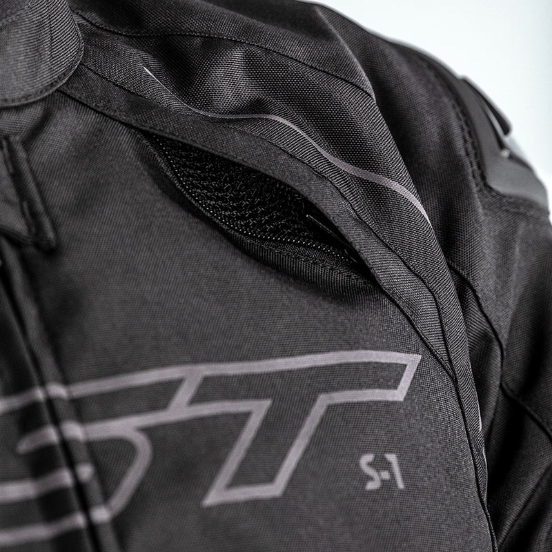 RST S-1 Motorradjacke Textil Schwarz