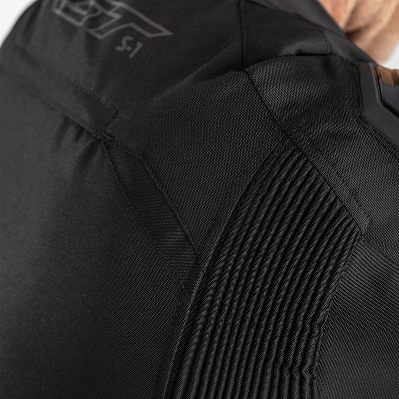 RST S-1 Motorradjacke Textil Schwarz