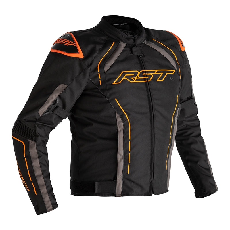 RST S-1 Motorradjacke Textil Schwarz/Grau/Orange