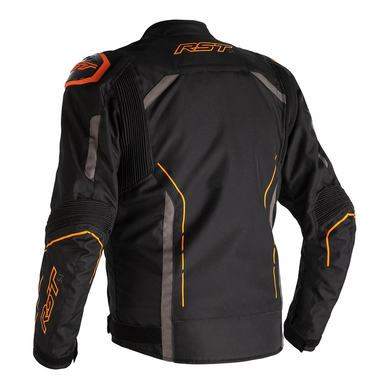 RST S-1 Motorradjacke Textil Schwarz/Grau/Orange