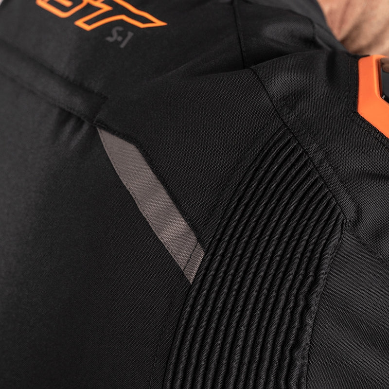 RST S-1 Motorradjacke Textil Schwarz/Grau/Orange