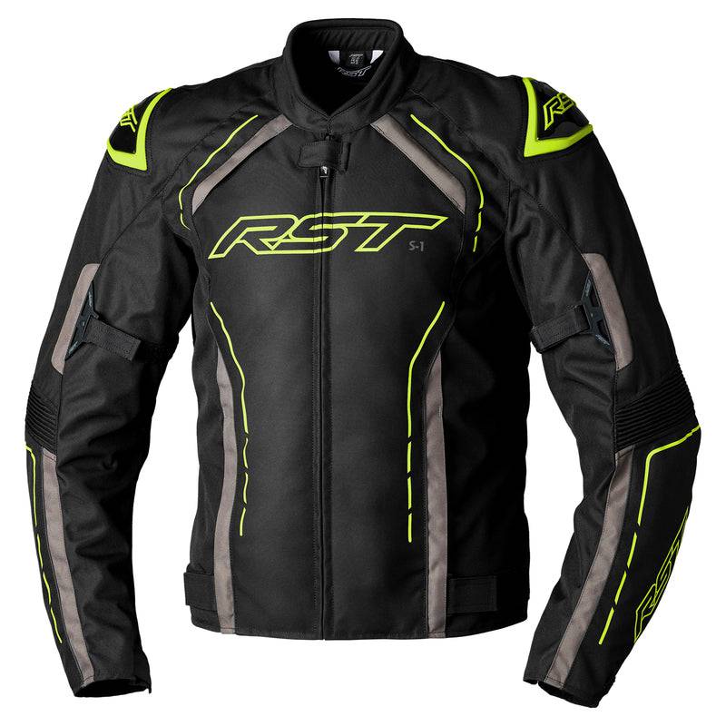 RST Textil-Motorradjacke S-1 Herren - Neongelb