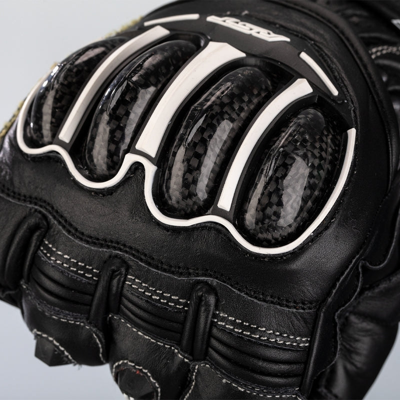 RST TracTech Evo 4 Leder Motorradhandschuhe Schwarz