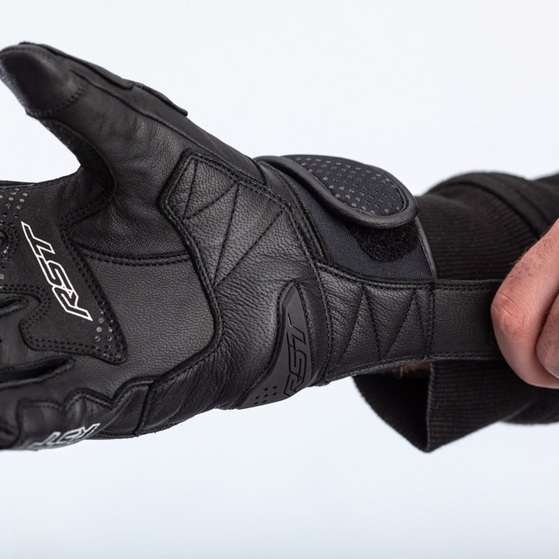 RST Freestyle II Motorradhandschuhe Leder Schwarz