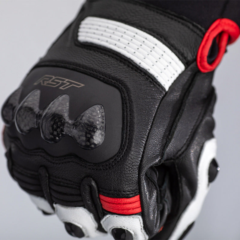 RST Freestyle II Motorradhandschuhe Leder Rot