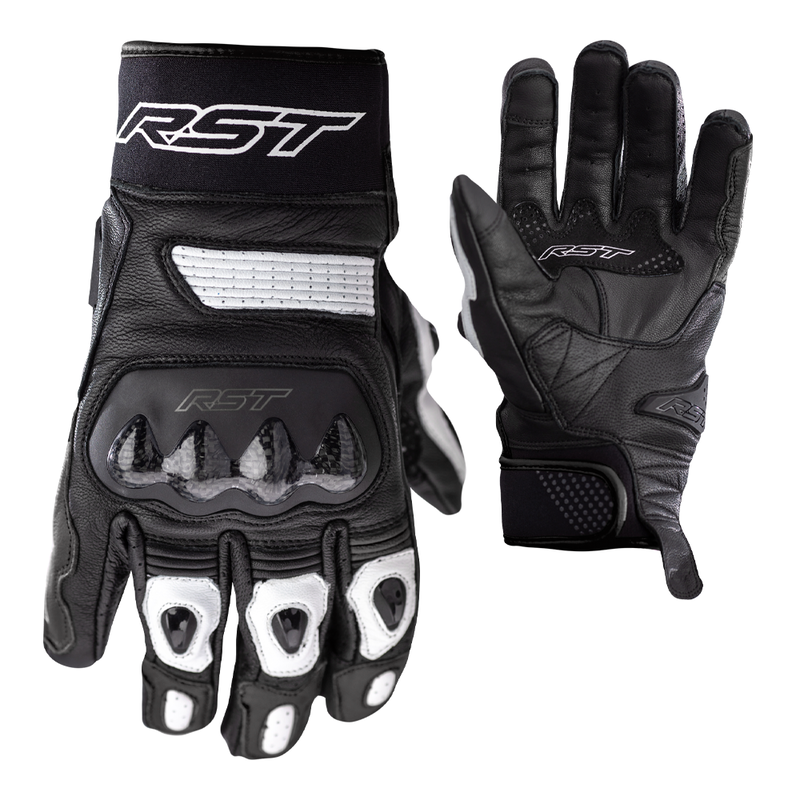 RST Freestyle II Motorradhandschuhe Leder Weiß