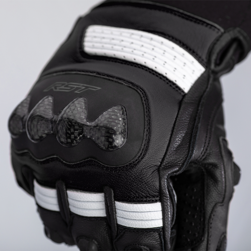 RST Freestyle II Motorradhandschuhe Leder Weiß