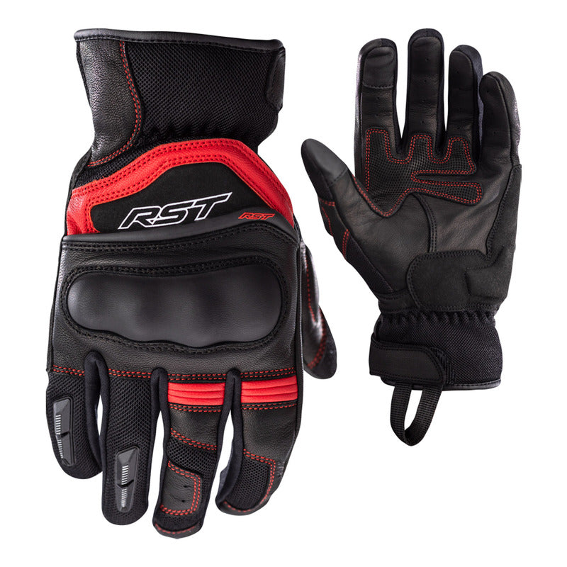 RST Urban Air 3 Mesh Motorradhandschuhe Textil/Leder Rot