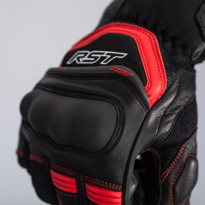 RST Urban Air 3 Mesh Motorradhandschuhe Textil/Leder Rot