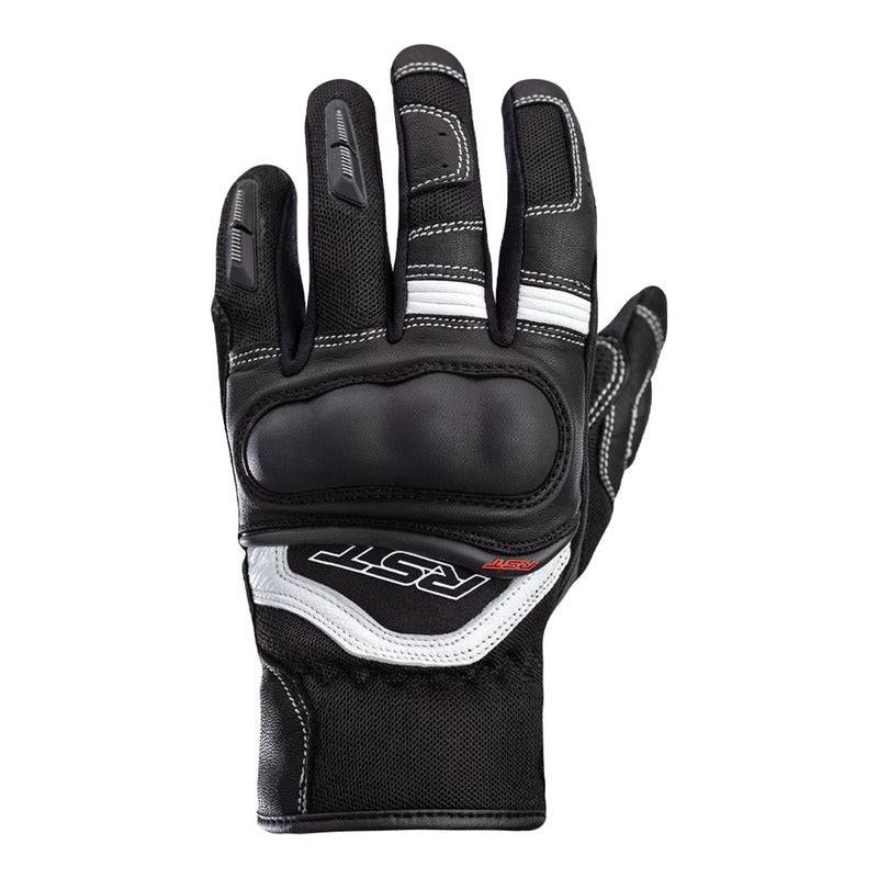Weiße RST Urban Air 3 Mesh Motorradhandschuhe aus Textil und Leder, mit atmungsaktivem Design und schützender Passform
