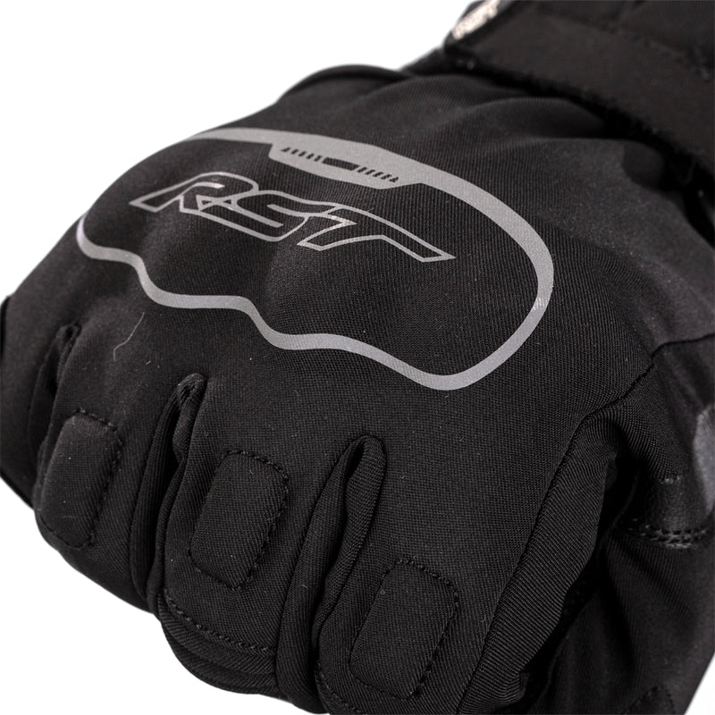 RST Axiom Wasserdichter Motorradhandschuhe Textil/Leder Schwarz