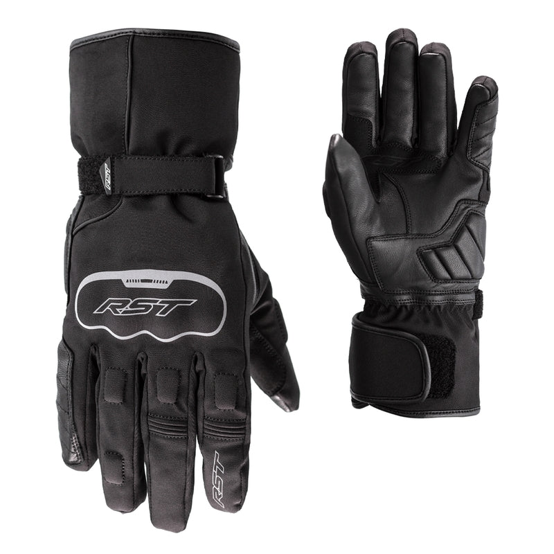 RST Axiom Wasserdichter Motorradhandschuhe Textil/Leder Schwarz
