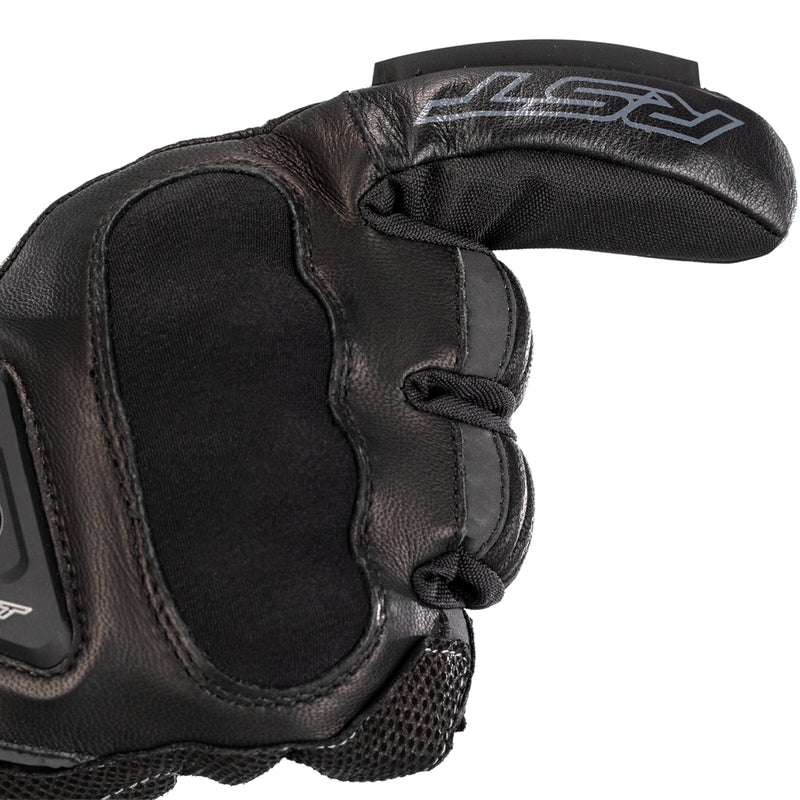 RST Paragon 6 Heated Wasserdichte Motorradhandschuhe Leder/Textil Schwarz