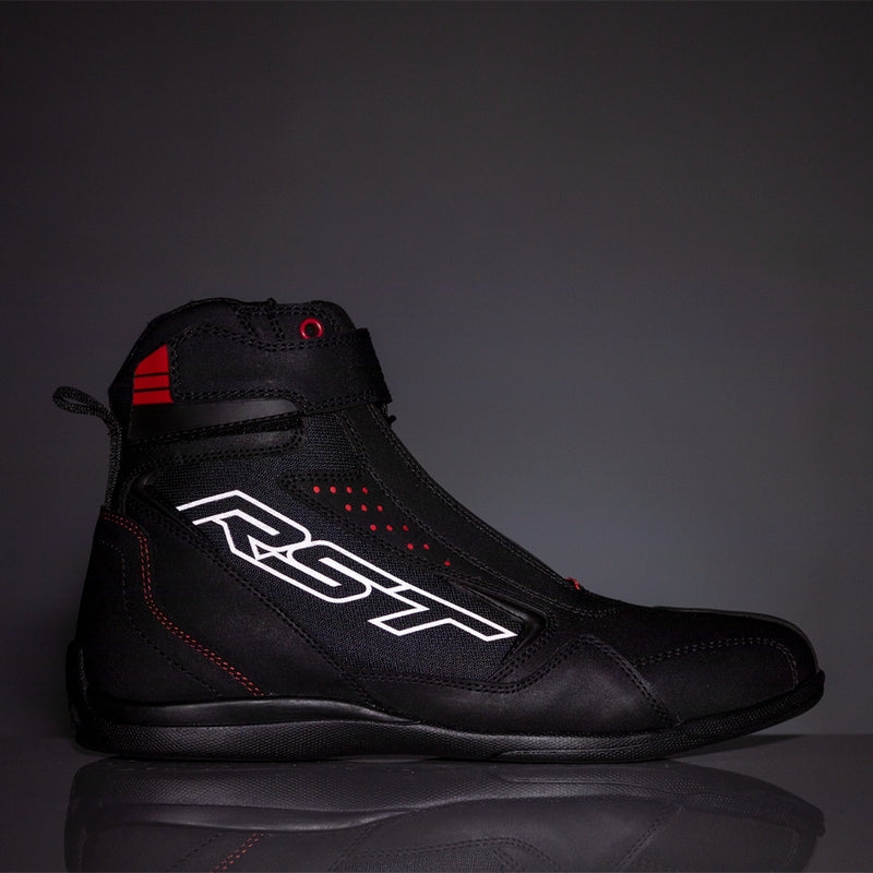 RST Frontier Motorradstiefel Schwarz/Rot