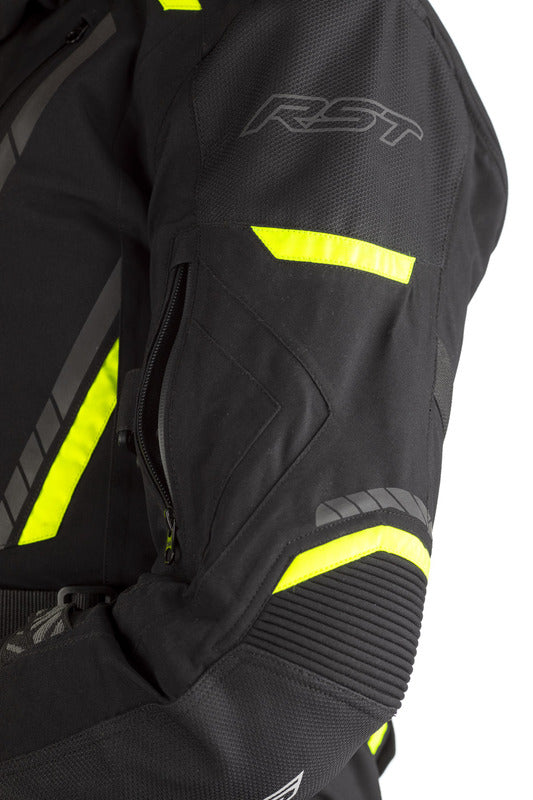 RST Pathfinder Textil-Motorradjacke - Schwarz/Gelb