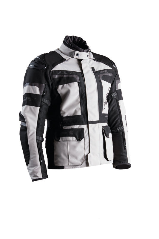 RST Pro Series Adventure-X Textil-Motorradjacke - Silber/Schwarz
