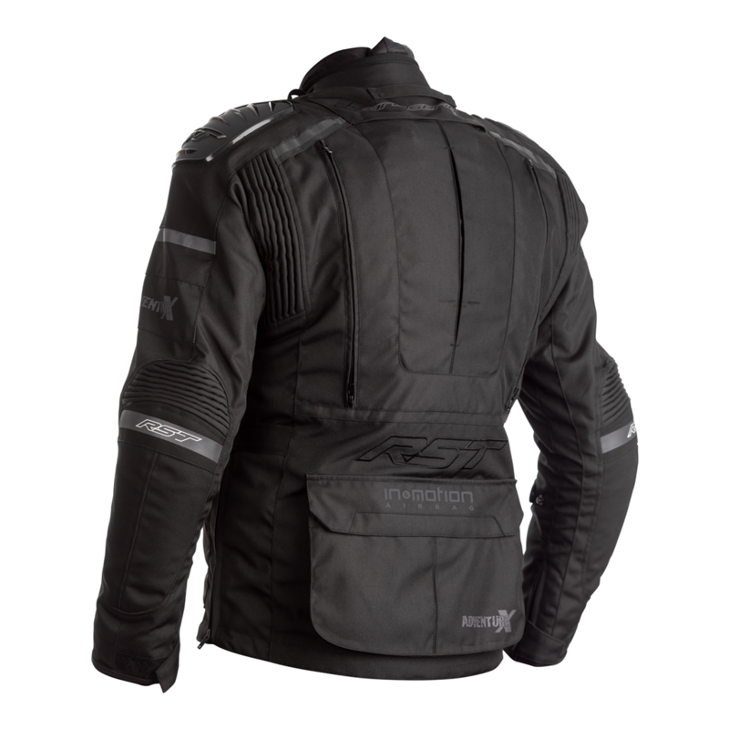RST Adventure-X Airbag Textil-Motorradjacke - Schwarz