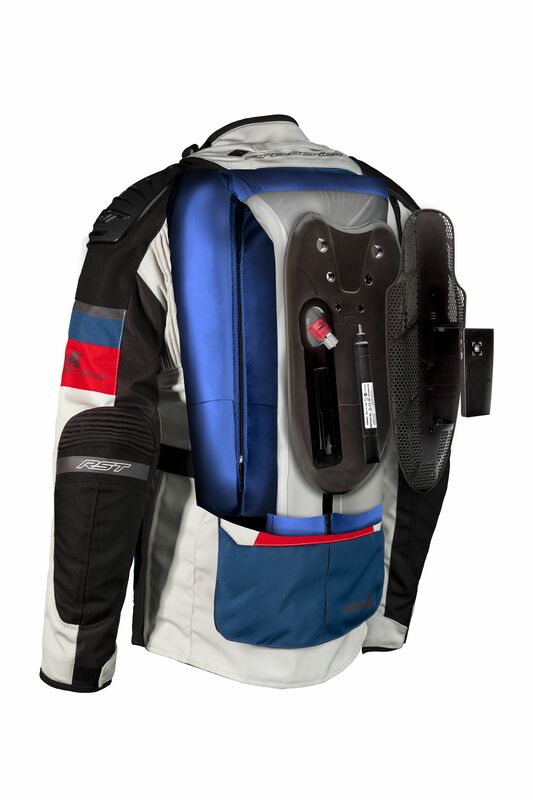 RST Adventure-X Airbag Textil-Motorradjacke - Schwarz