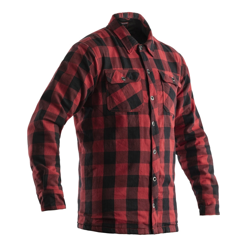 RST Lumberjack Reinforced CE Aramid Gefüttertes Textilhemd - Rot