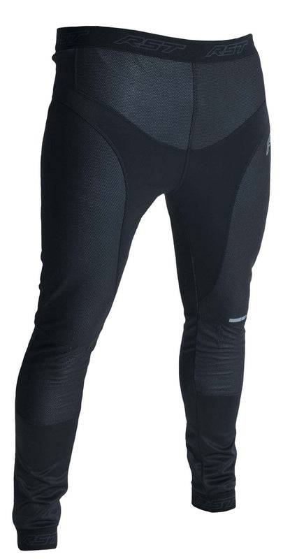 Schwarze RST Wärmende Windschutzhose aus Funktionsbekleidung, zeigt die winddichte und isolierende Passform.