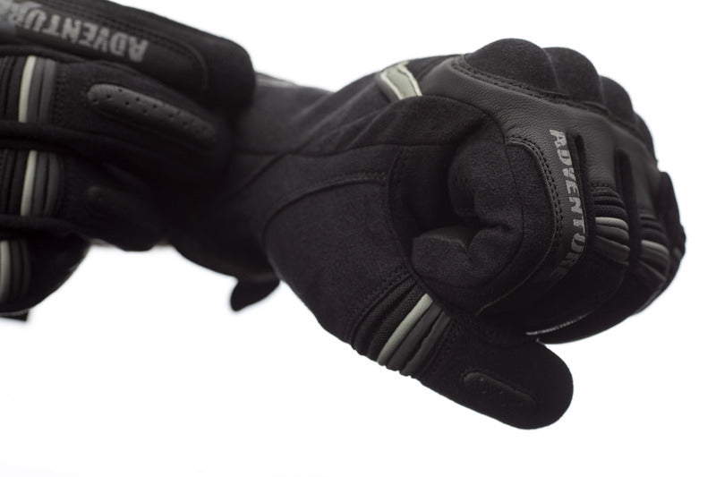 RST Adventure-X CE Leder Motorradhandschuhe Schwarz