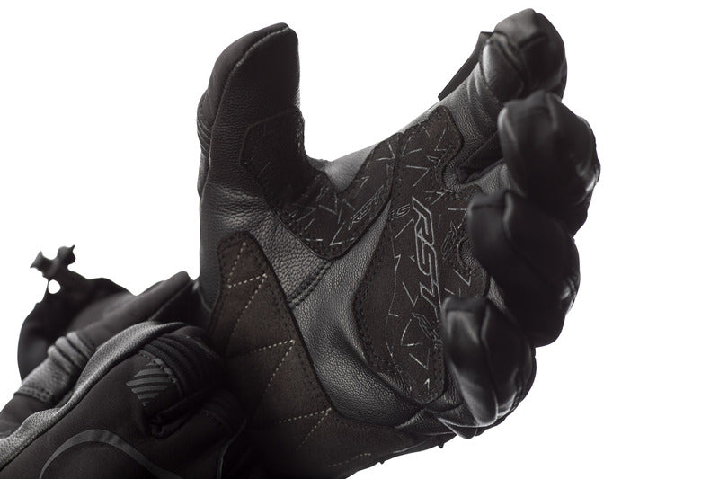RST Atlas WP CE Textil Motorradhandschuhe Schwarz