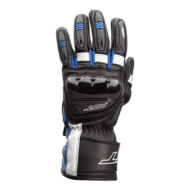 RST Pilot CE Motorradhandschuhe - Schwarz/Blau/Weiß