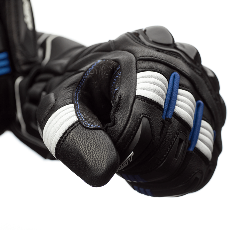 RST Pilot CE Motorradhandschuhe - Schwarz/Blau/Weiß