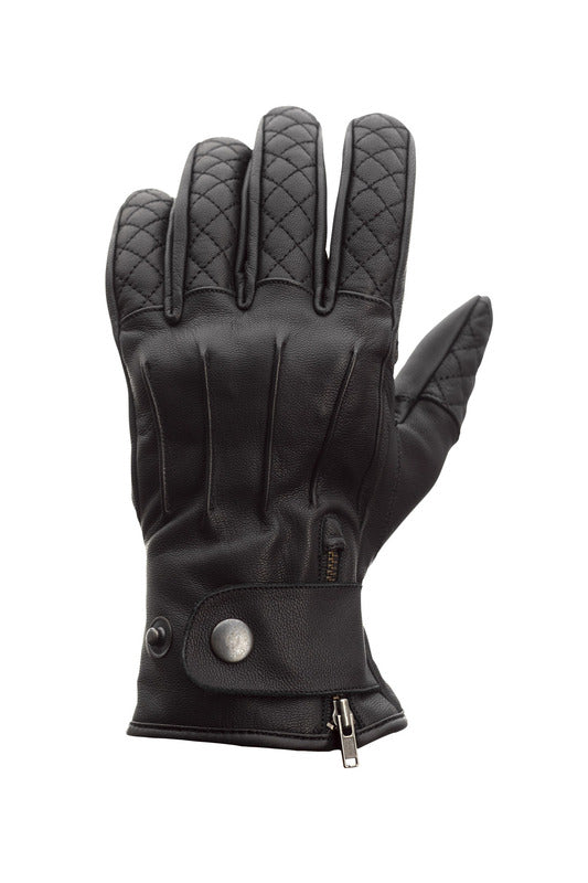 RST Matlock CE Leder Motorradhandschuhe Schwarz