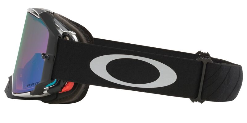 OAKLEY Airbrake MX Brille - Tuff Blocks schwarz Gunmetal Prizm MX Jade Lens
