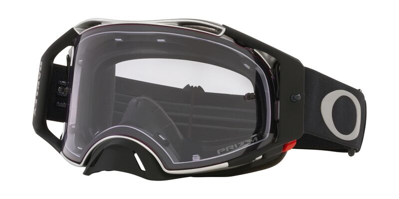 OAKLEY Airbrake MX Brille - Tuff Blocks schwarz Gunmetal Prizm MX Low Light Lens