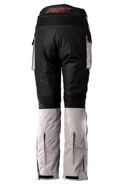 RST Endurance CE Textil-Motorradhose - Schwarz/Silber/Rot Kurze Motorradhosenbeine