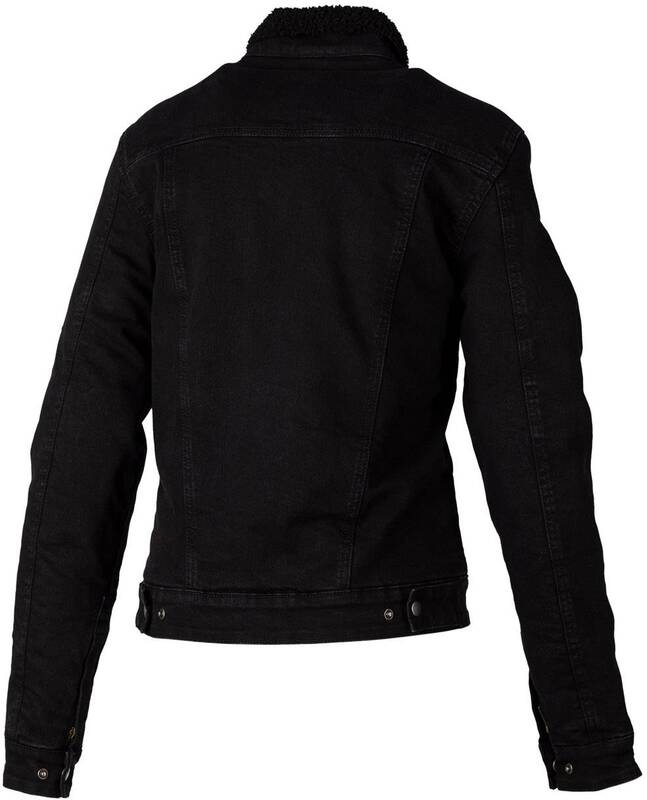 RST Sherpa Denim CE Textil-Motorradjacke - Schwarz